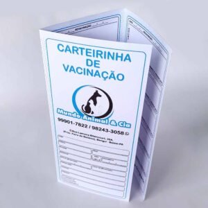 Carteirinha de Vacinação A4