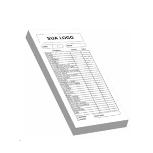 Comanda 10x14cm - gráfica em Belém RM Impressos