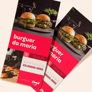 Flyer 10x30cm | 1000 Und - gráfica em Belém RM Impressos