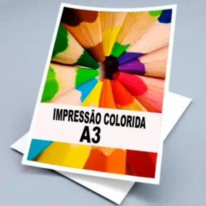 Impressão Laser A3 Couche - gráfica em Belém RM Impressos