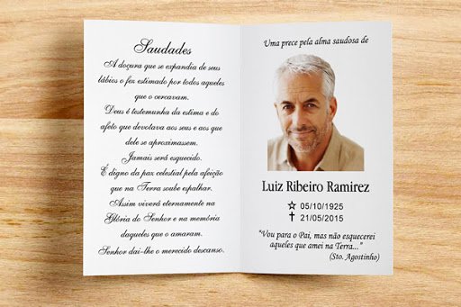 Compreenda o Propósito do Santinho de Luto e Descubra Como Personalizá-lo - Blog RM Impressos